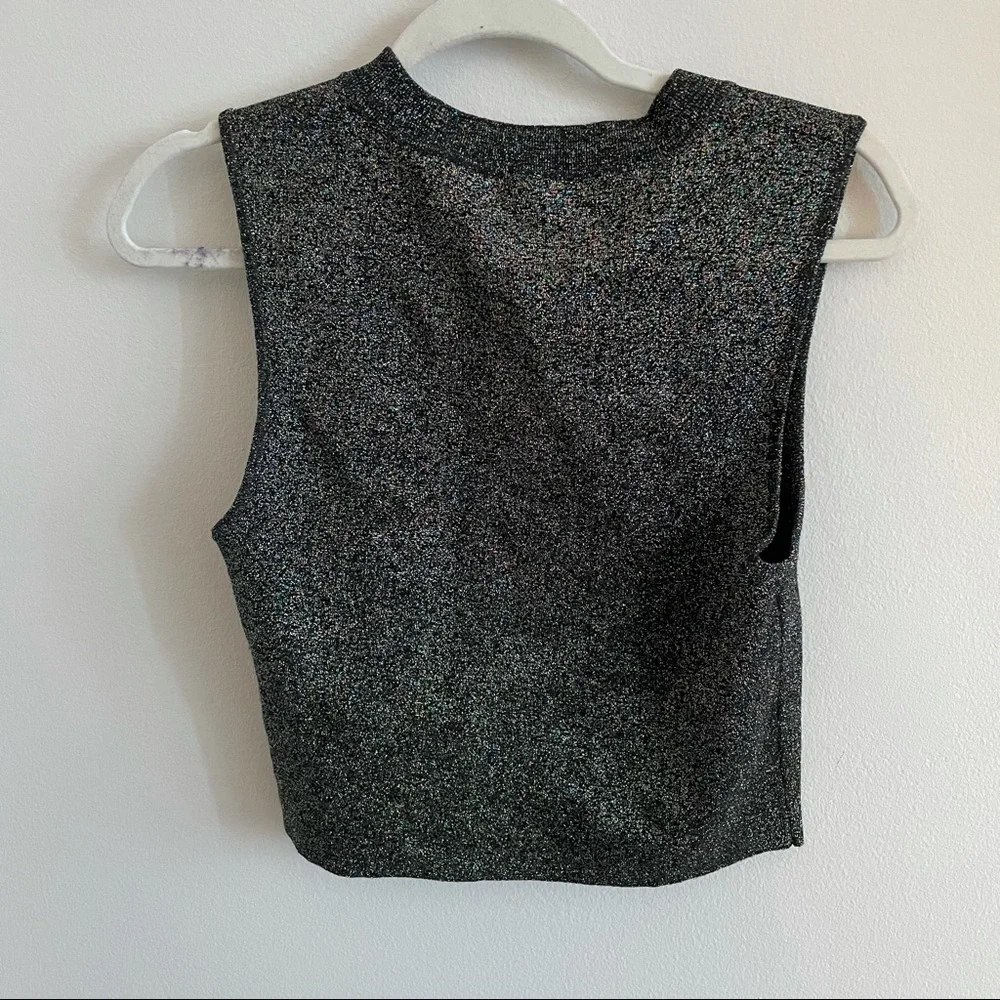 ALC Cropped Glitter Tank - Picture 3 of 3